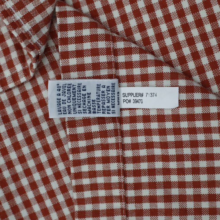 Mens Ralph Lauren Custom Fit Gingham Long Sleeve Button-Down Shirt Size L