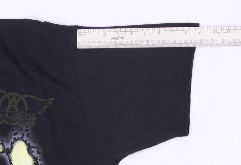 Vintage Giant Aerosmith Nine Lives Tour 97-98 Black T-Shirt XL | Migration_T-Shirts - View 9 | Fashion Rerun