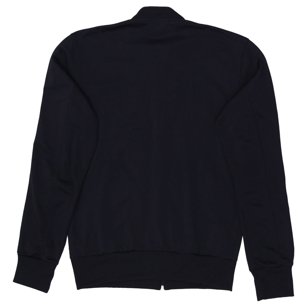 Mens Embroidered Adidas Logo Sleeve Striped Zipper Jacket