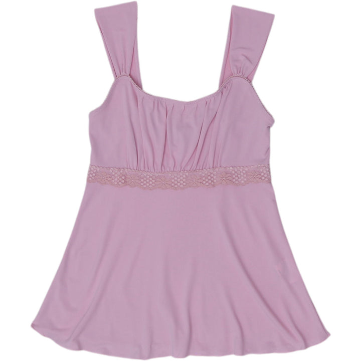 Y2K Ladies Pink Strappy Tank Top | Migration_Y2K Tops | Fashion Rerun
