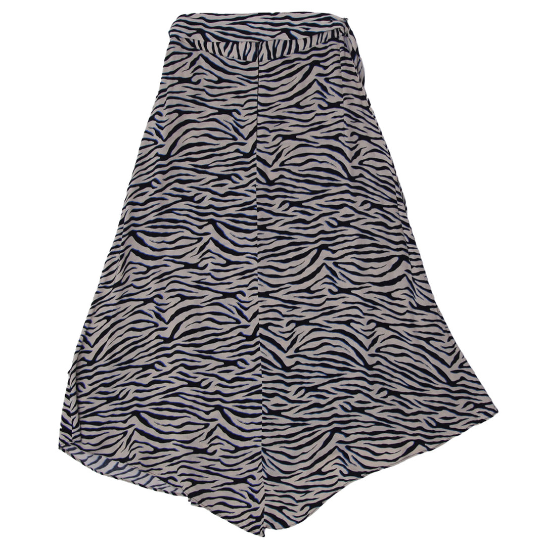 Y2K Ladies F & F Printed Front Side Slit Skirt