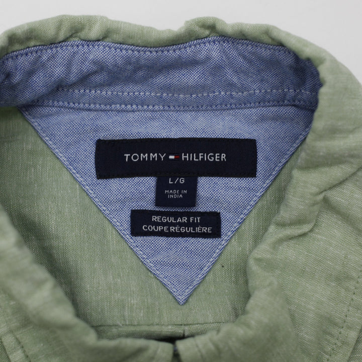 Mens Tommy Hilfiger Regular Fit Short Sleeve Shirt Size L