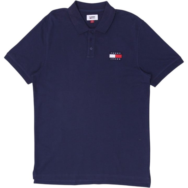 Mens Tommy Jeans Classic Short Sleeve Polo T-Shirt Size L