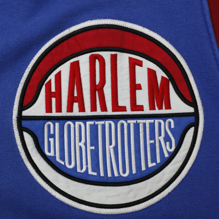 Vintage Mens Fubu Harlem Globetrotters Hoodie Blue Red Graphic | Migration_Hoodies - Detail View | Fashion Rerun