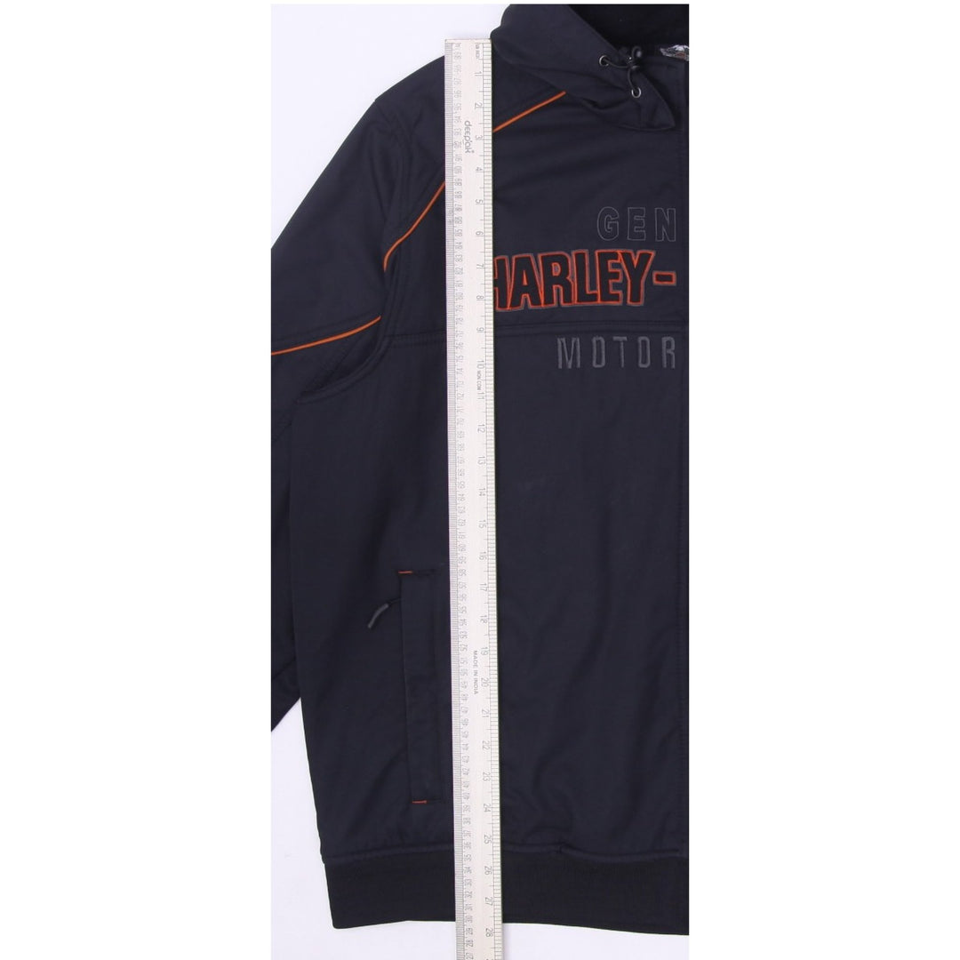 Mens Harley-Davidson Idyll Soft Shell Zip Up Hooded Jacket