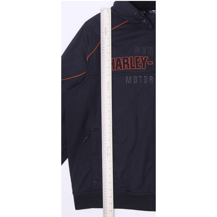 Mens Harley-Davidson Idyll Soft Shell Zip Up Hooded Jacket