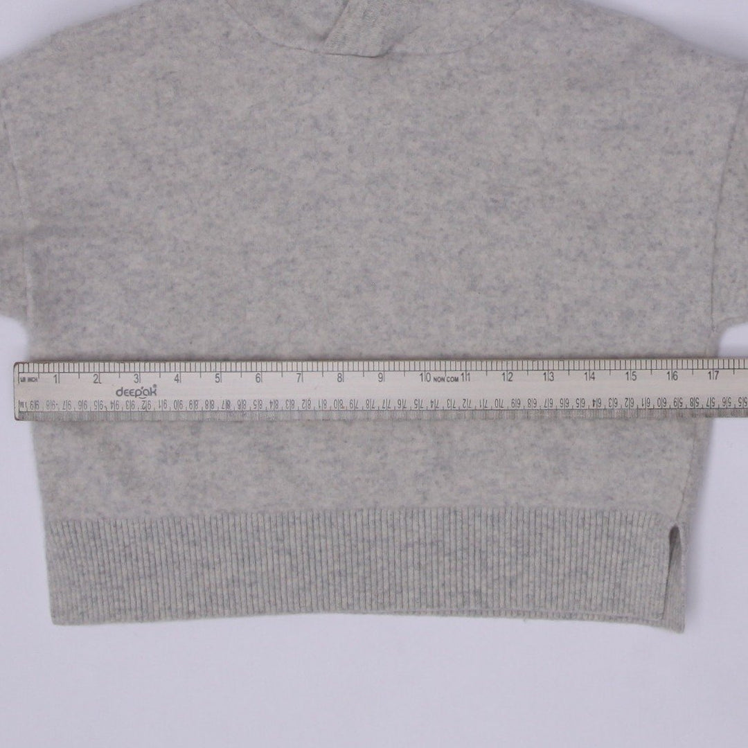 Ladies Babaton Cropped Soft Cashmere Hoodie Size XS