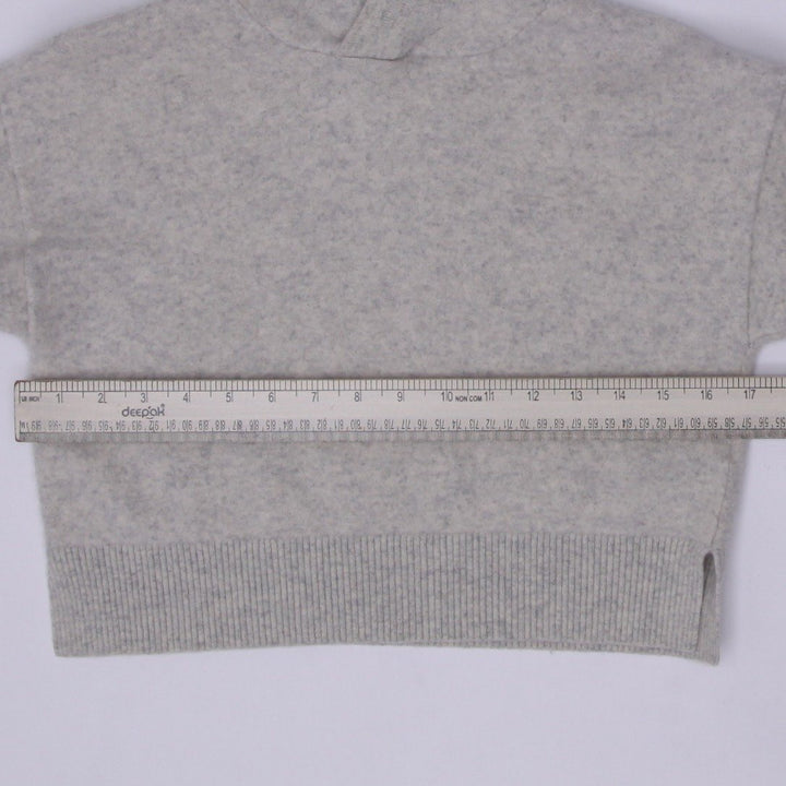 Ladies Babaton Cropped Soft Cashmere Hoodie Size XS