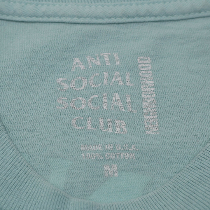 Mens ASSC x Neighborhood Turbo Made In USA Mint Green T-Shirt Size M