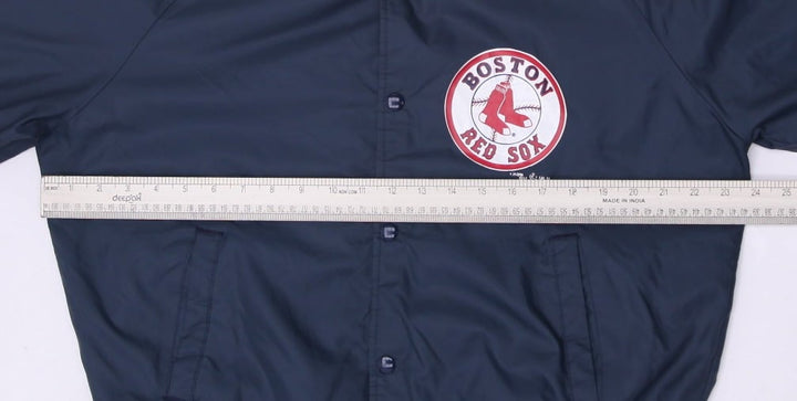 Vintage Chalk Line Boston Red Sox Varsity Jacket Navy Made In USA L | Migration_Jackets - View 8 | Fashion Rerun