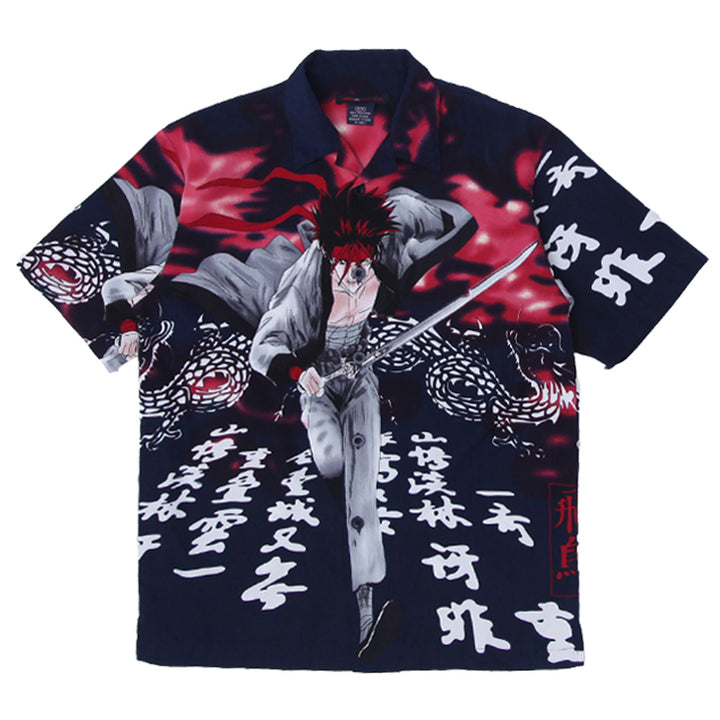 Mens Soya Anime AOP Shirt - Fashion Rerun Vintage Migration_Shirt