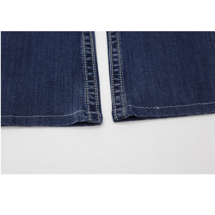 Y2K Ladies Miss Me Bootcut Jeans Blue Distressed Embellished Denim