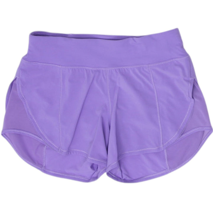 Ladies Lululemon Lined Low Rise Gym Running Track Shorts Size 4