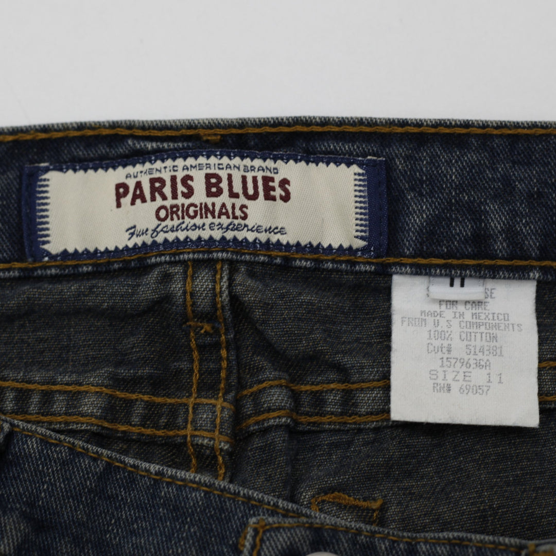 Y2K Ladies Paris Blues Denim Mini Skirt Size 11