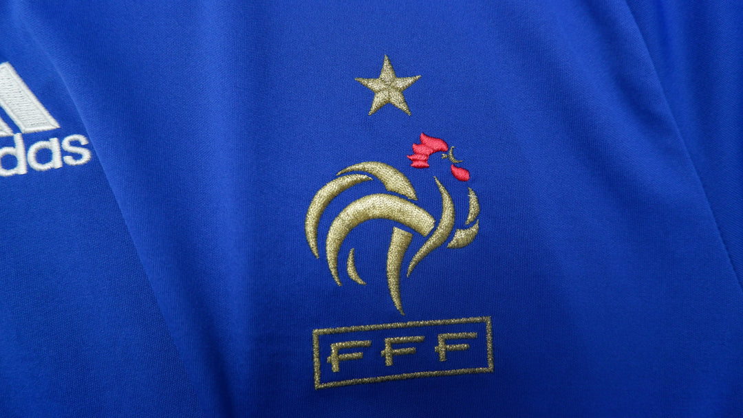 Mens France National Team 2007 2008 Home Football Shirt Adidas Jersey