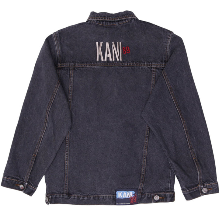 Mens Embroidered Kani 89 Trucker Denim Jacket