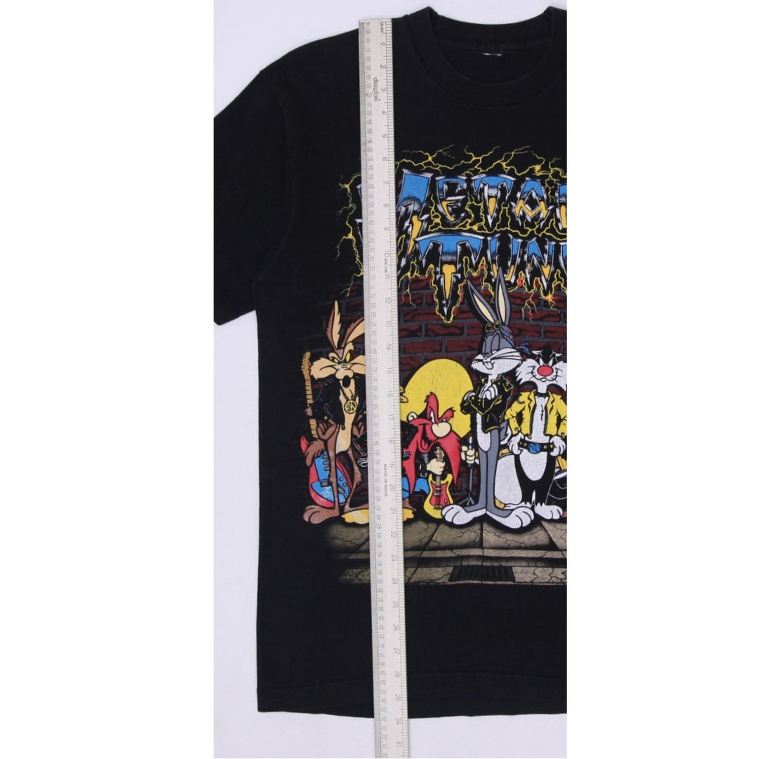 Vintage 1993 Looney Tunes Metal Tunes Character Single Stitch T-Shirt