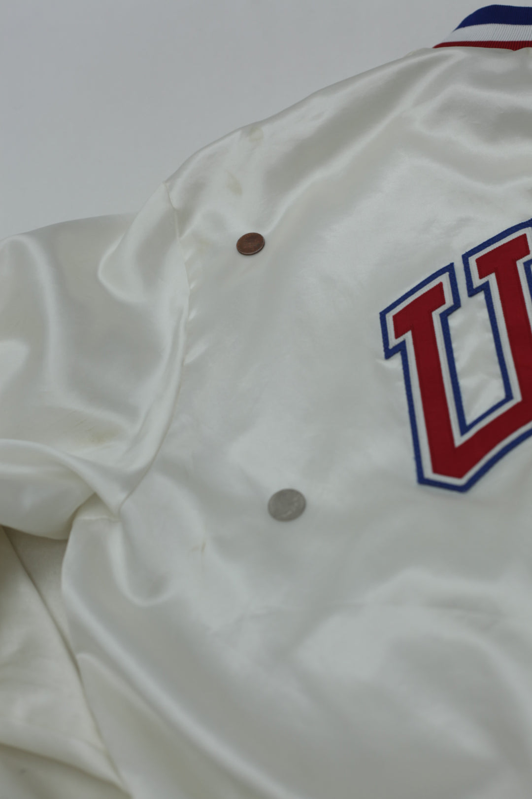 Vintage Swingster USA Olympic Satin Bomber Jacket Made in USA XXL - Fashion Rerun Vintage Migration_Jacket