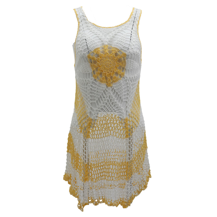 Ladies Sleeveless Crochet Cover Ups