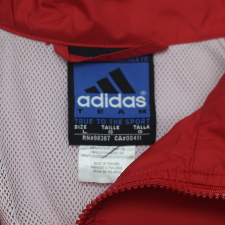 Vintage Adidas Schwans USA Cup 2000 Windbreaker Jacket Red Size L - Fashion Rerun Vintage Migration_Jacket