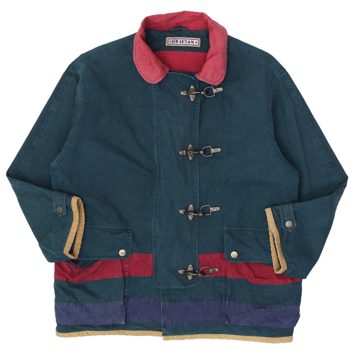Rugged Green Canvas Braetan Jacket, Vintage 1990s Ladies