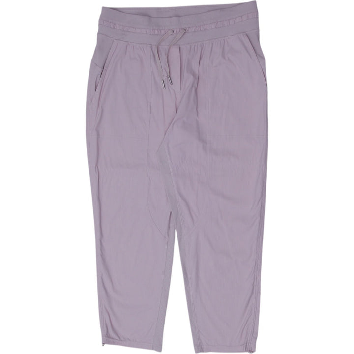 Y2K Ladies Light Pink Drawstring Jogger Pants Size M