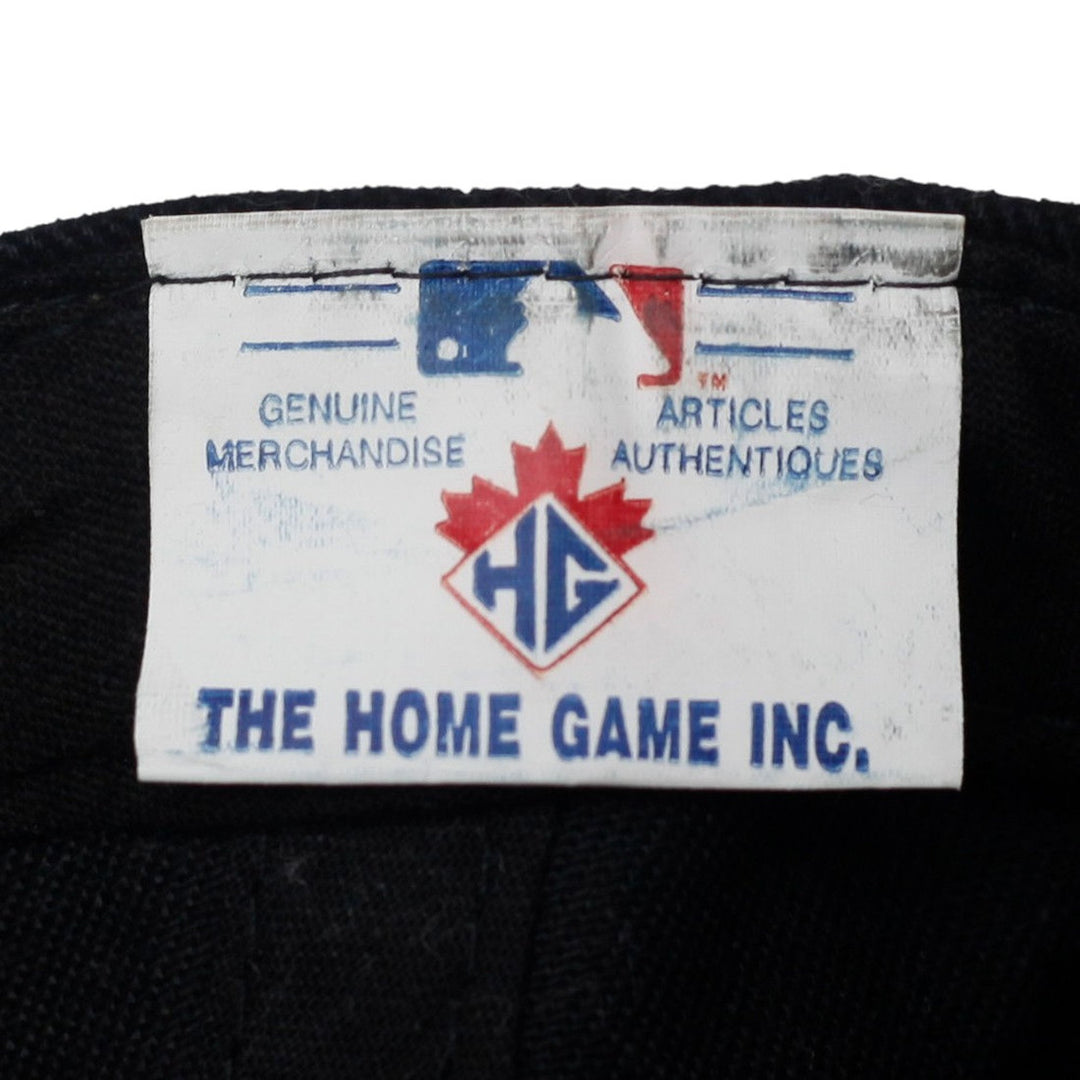 Mens Blue Jays Baseball Cap Black Embroidered Logo Adjustable