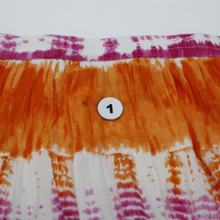 Y2K Ladies Soft Surroundings Skirt Multicolor Tie Dye Size L