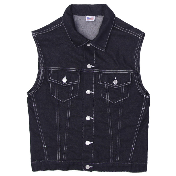 Mens Made In USA Denim Vest