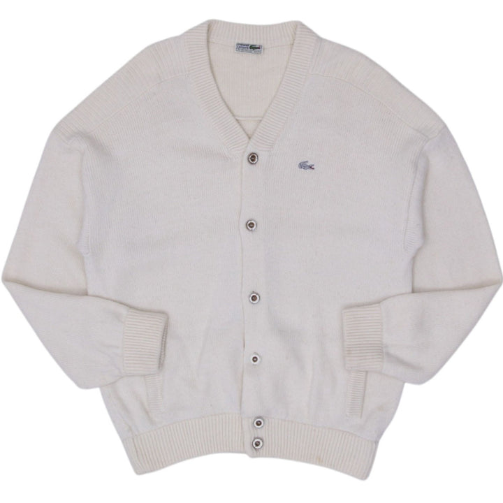 Vintage Chemise Lacoste Knit Button Up Cardigan Sweater