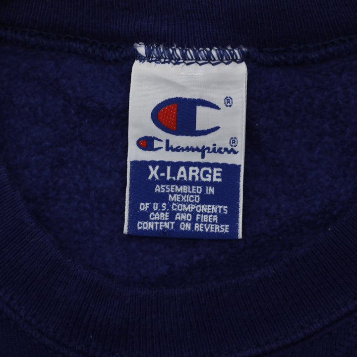 Vintage Embroidered Champion Logo Crewneck Sweatshirt | Migration_Sweatshirt - Back View | Fashion Rerun
