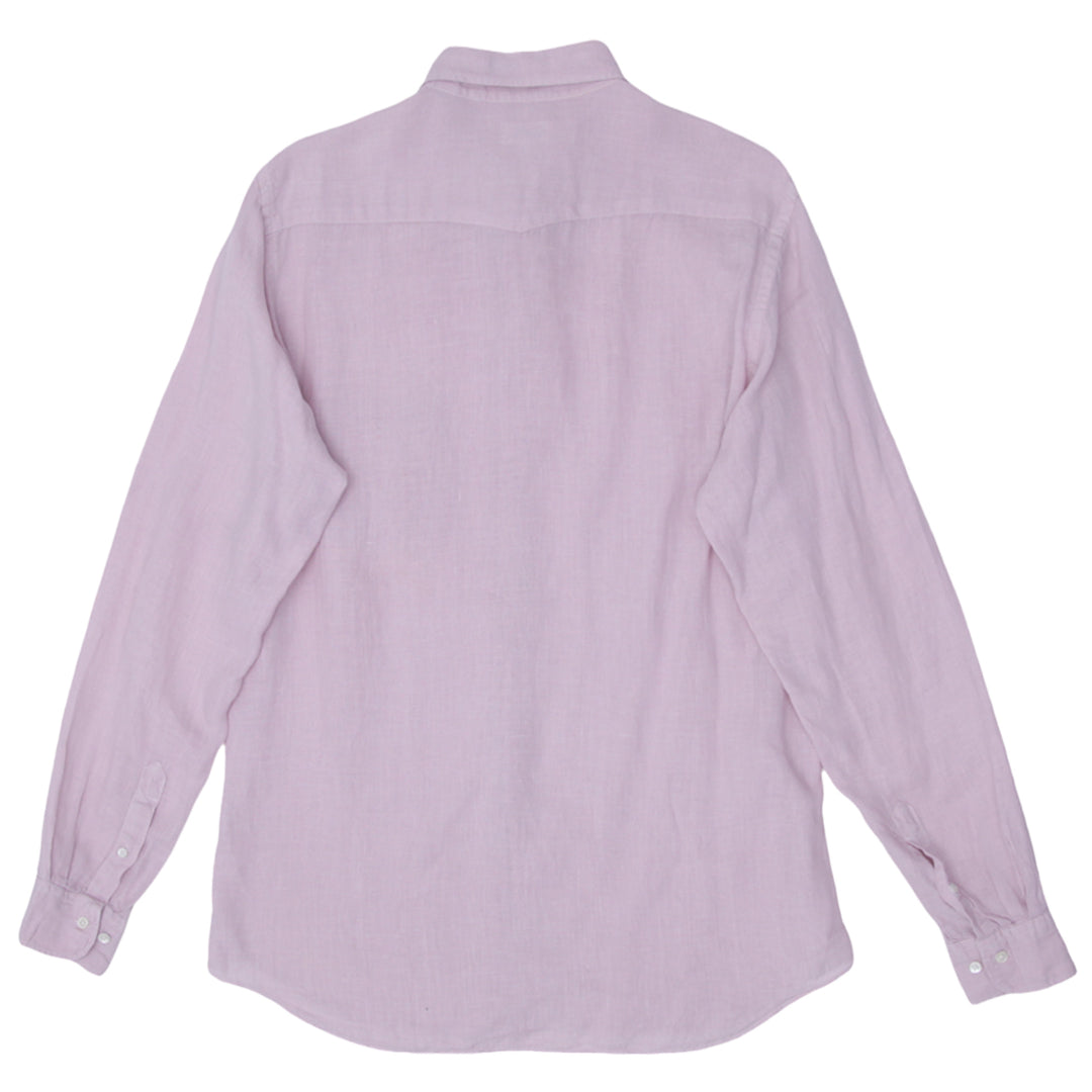 Mens Hardford Slim Fit Linen Shirt - Fashion Rerun Vintage Migration_Shirt