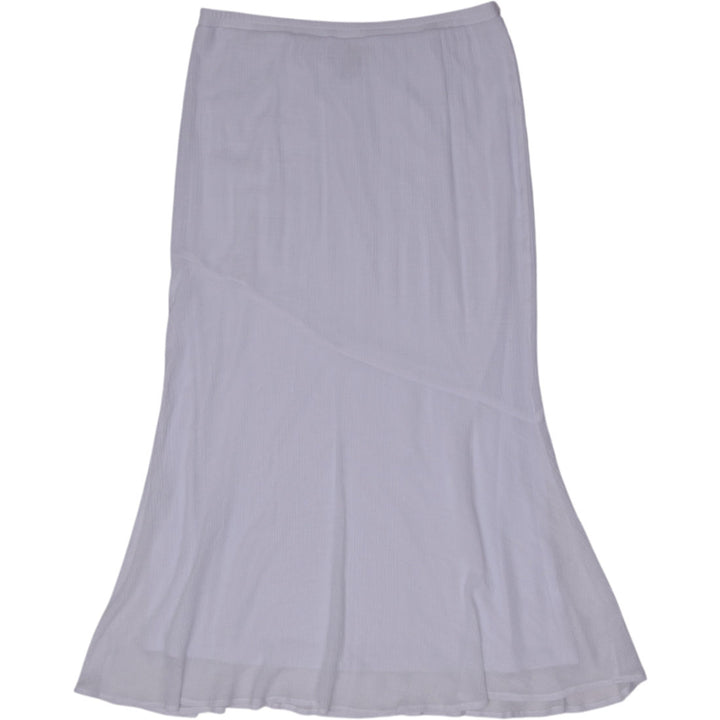 Y2K Ladies AGB Asymmetrical Seam Flared Hem Long Skirt Size XL