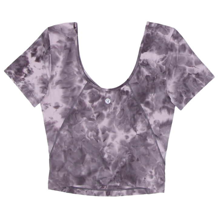 Ladies Lululemon Short Sleeve Crop T-Shirt