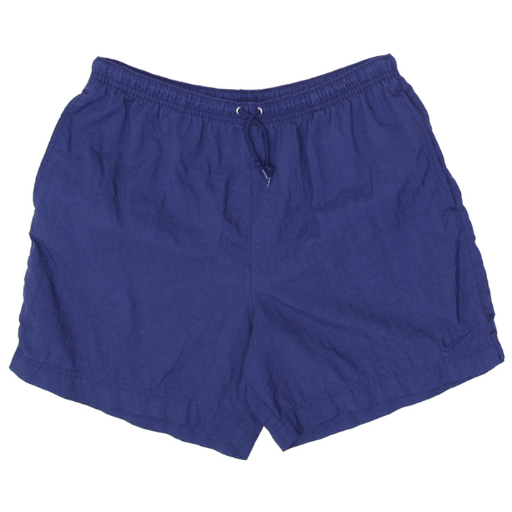 Vintage Ladies Embroidered Nike Logo Nylon Sports Shorts