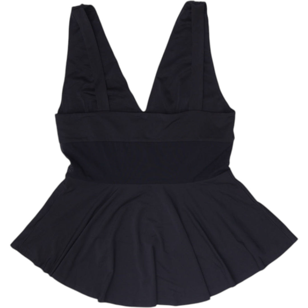 Y2K Ladies Bebe V-Neck Peplum Tankini Swim Top