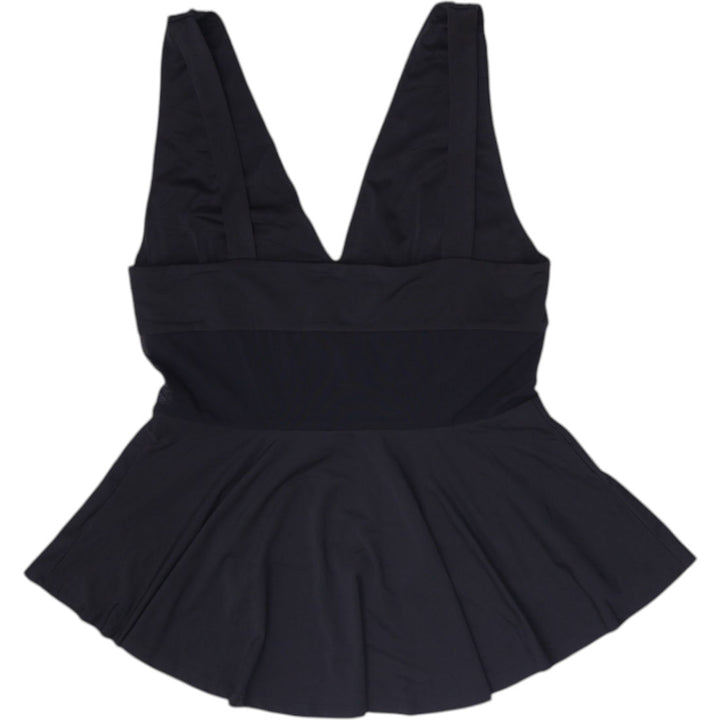 Y2K Ladies Bebe V-Neck Peplum Tankini Swim Top