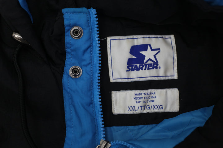 Vintage 90’s Starter North Carolina Panthers Puffer Hooded Jacket