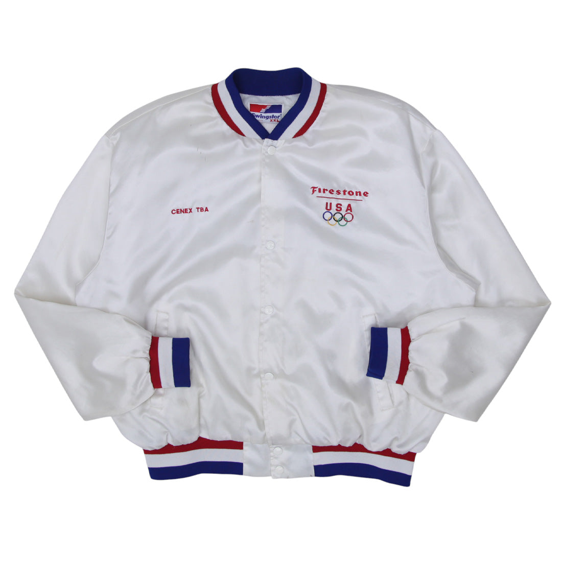 Shop Vintage Swingster USA Olympic Satin Bomber Jacket Made in USA