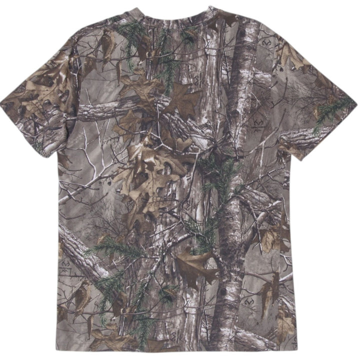 Mens Realtree Camou Short Sleeve Crewneck T-Shirt