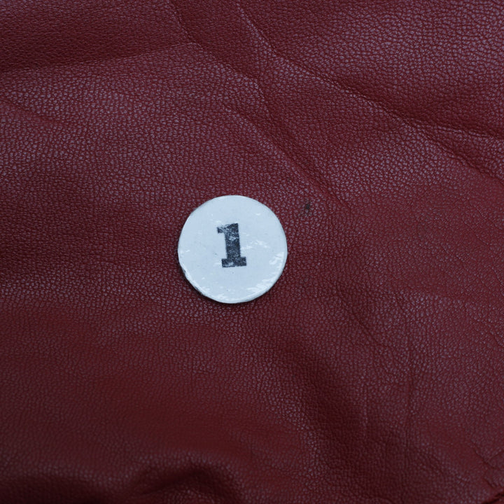 Vintage UNIK Red Leather Biker Jacket Size L | Migration_Jackets MJ DROP - Alternate View | Fashion Rerun
