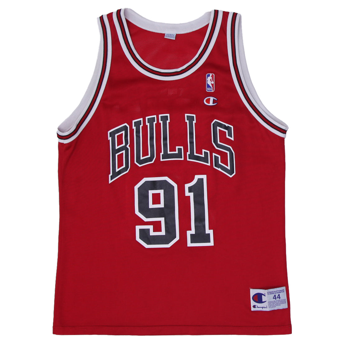 Shop Vintage Champion Dennis Rodman #91 Chicago Bulls Jersey Size