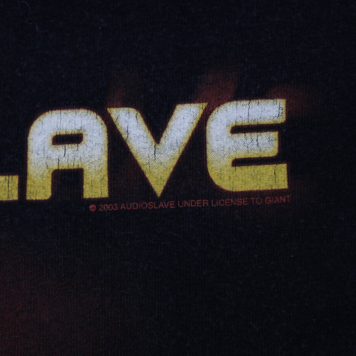Vintage Mens Audioslave T-Shirt Black Graphic Tour 2003 Cotton XL | Migration_T-Shirts - Detail View | Fashion Rerun