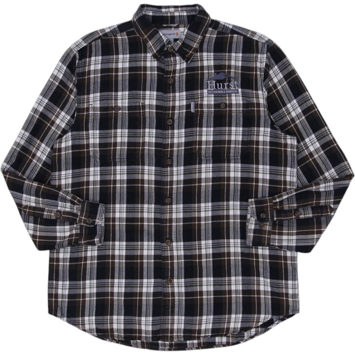Mens Carhartt Flannel Relaxed Fit Long Sleeve Shirt