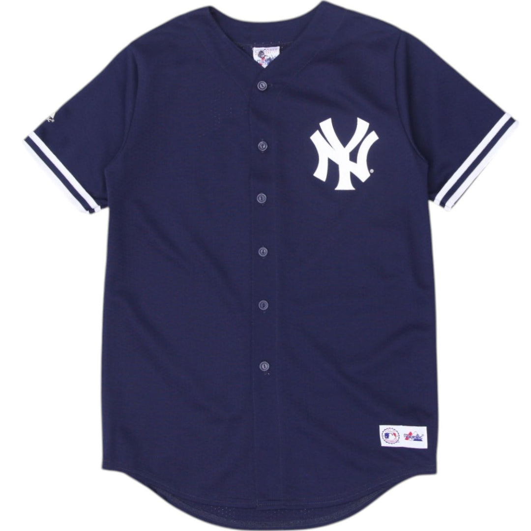 Vintage Youth Boys Majestic Yankees Jeter #2 Navy Baseball Jersey XL | Migration_Jerseys | Fashion Rerun