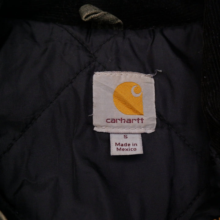 Mens Carhartt Arctic Jacket C26 MOS Mens Green Duck Canvas Quilt Lined Chore Coat