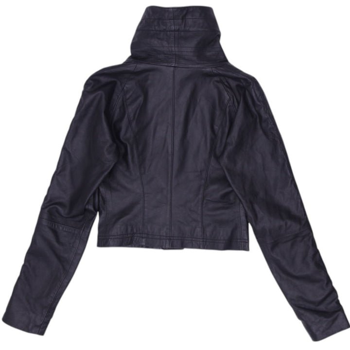 Y2K Ladies Bebe Casual Leather Jacket Size XS