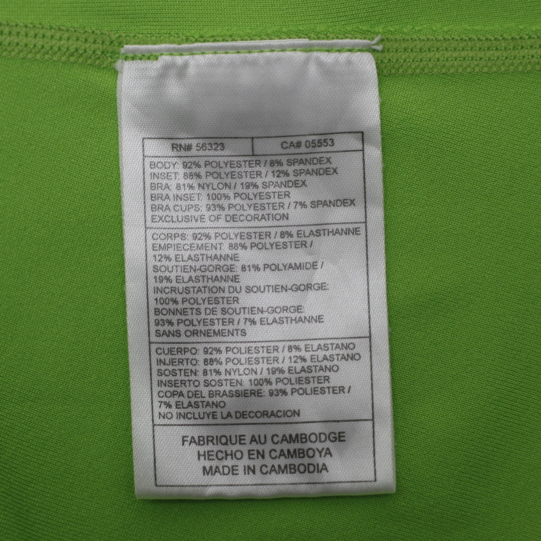 Ladies Nike Fit Dry Built In Bra Mesh Racerback Running Workout Tank Top Size M