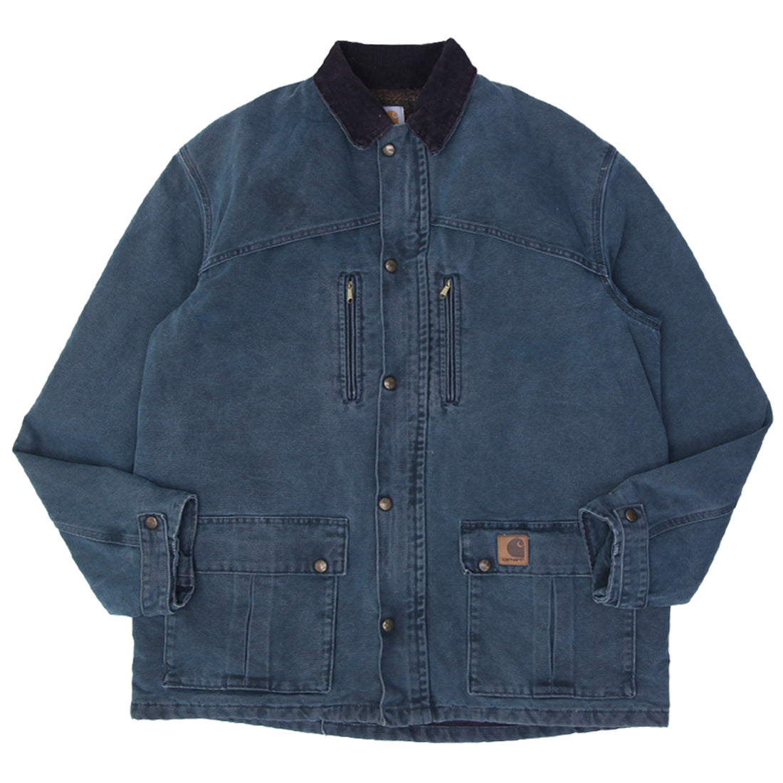 Shop Vintage Carhartt J12DST Button Denim Jacket | Fashion Rerun