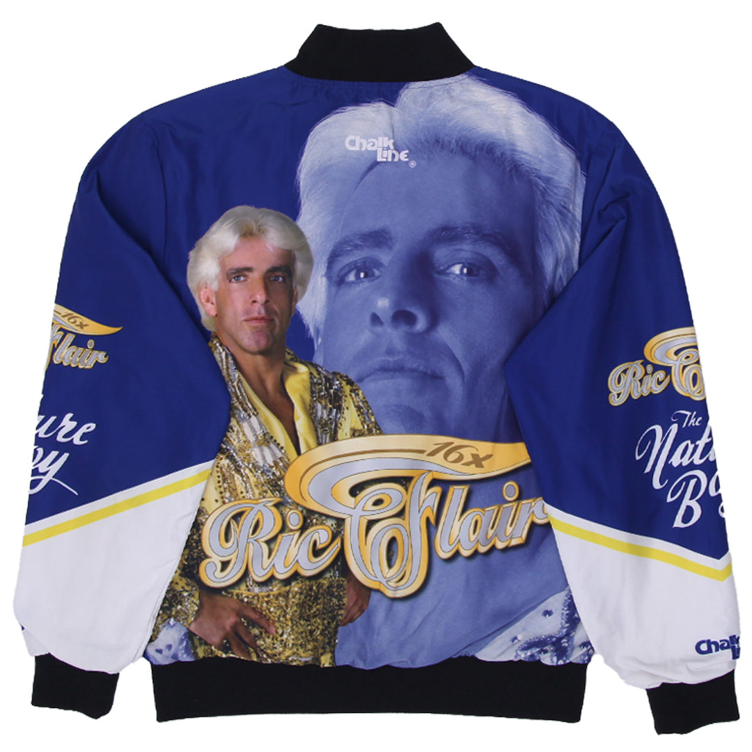 Mens Chalk Line Ric Flair Wrestling Legends Bomber Jacket - Fashion Rerun Vintage Migration_Jacket